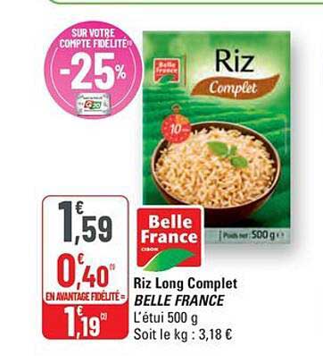 Riz Long Complet BELLE FRANCE