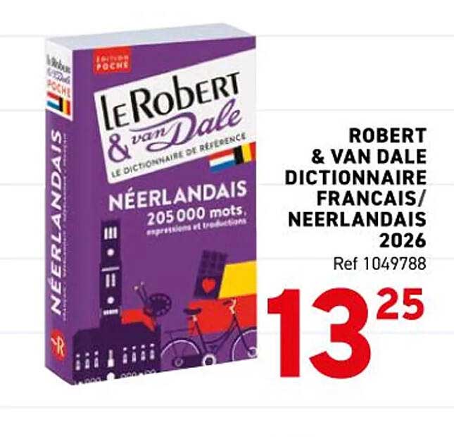 ROBERT & VAN DALE DICTIONNAIRE FRANCAIS/NEERLANDAIS 2026