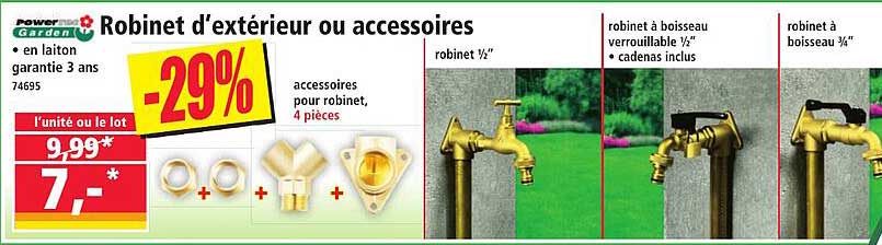 Robinet d'extérieur ou accessoires