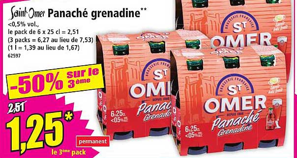 Saint-Omer Panaché grenadine