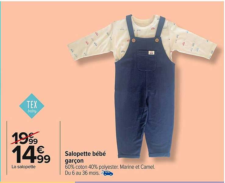 Salopette bébé garçon