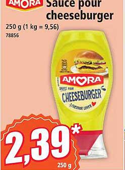 Sauce pour cheeseburger