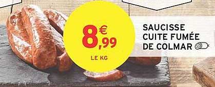 SAUCISSE CUITE FUMÉE DE COLMAR