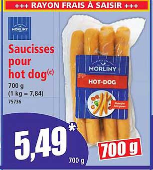 Saucisses pour hot dog