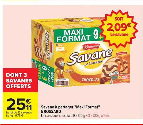 Savane à partager "Maxi Format" BROSSARD