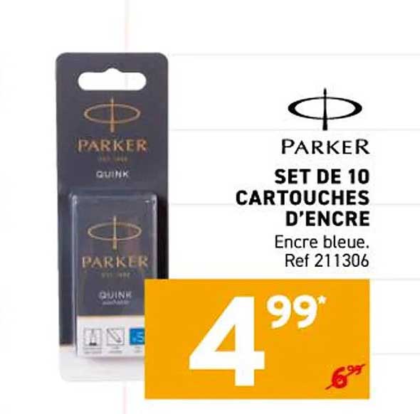 SET DE 10 CARTOUCHES D'ENCRE