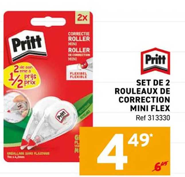 SET DE 2 ROULEAUX DE CORRECTION MINI FLEX