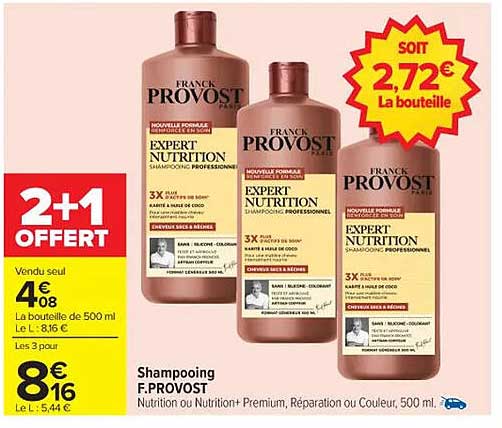 Shampooing F.PRONVOST - Expert Nutrition