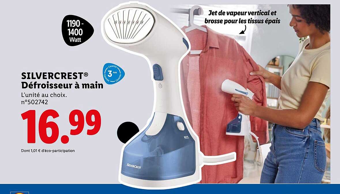 SILVERCREST® Défroisseur à main