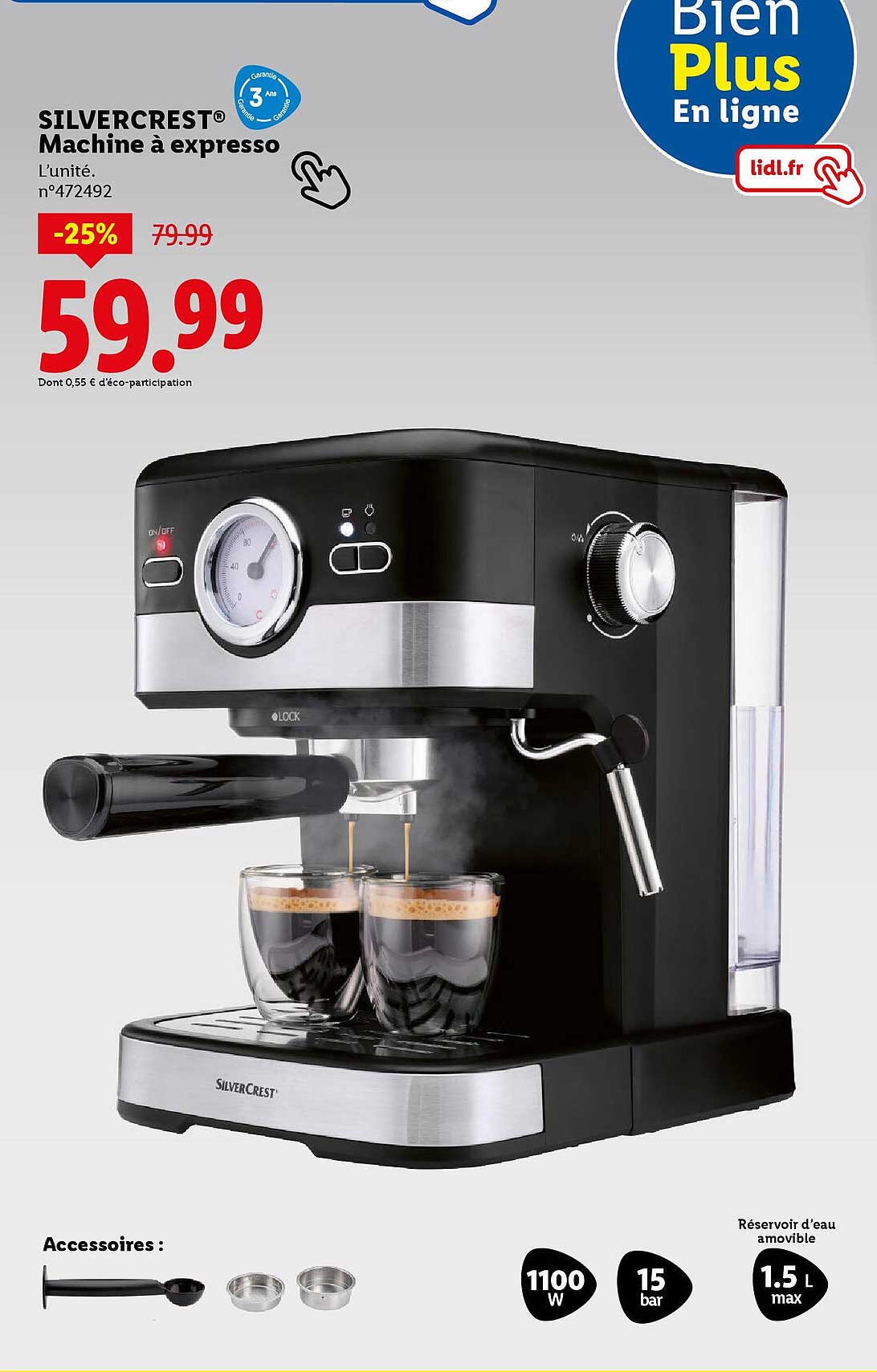 SILVERCREST® Machine à expresso