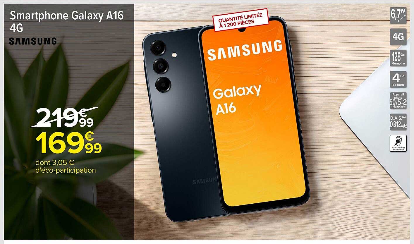 Smartphone Galaxy A16 4G