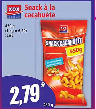 Snack à la cacahuète