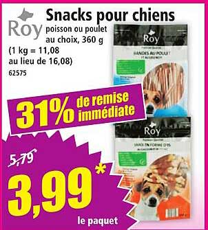 Snacks pour chiens