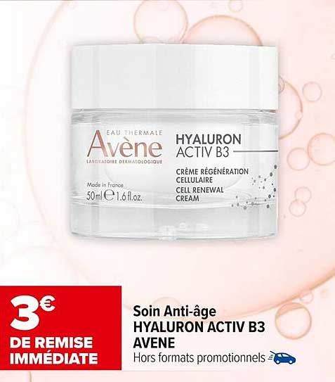 Soin Anti-âge HYALURON ACTIV B3 AVENE