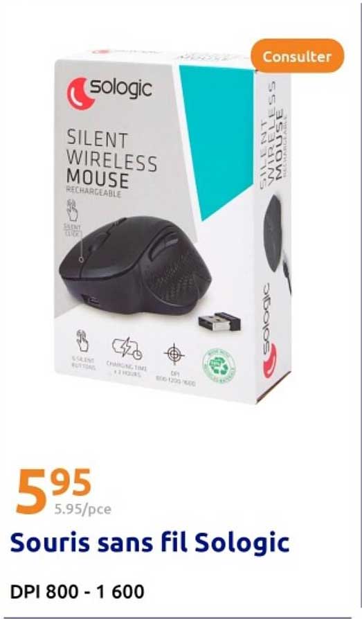 Souris sans fil Sologic