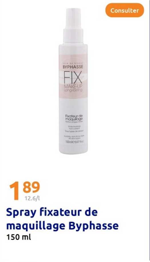 Spray fixateur de maquillage Byphasse 150 ml