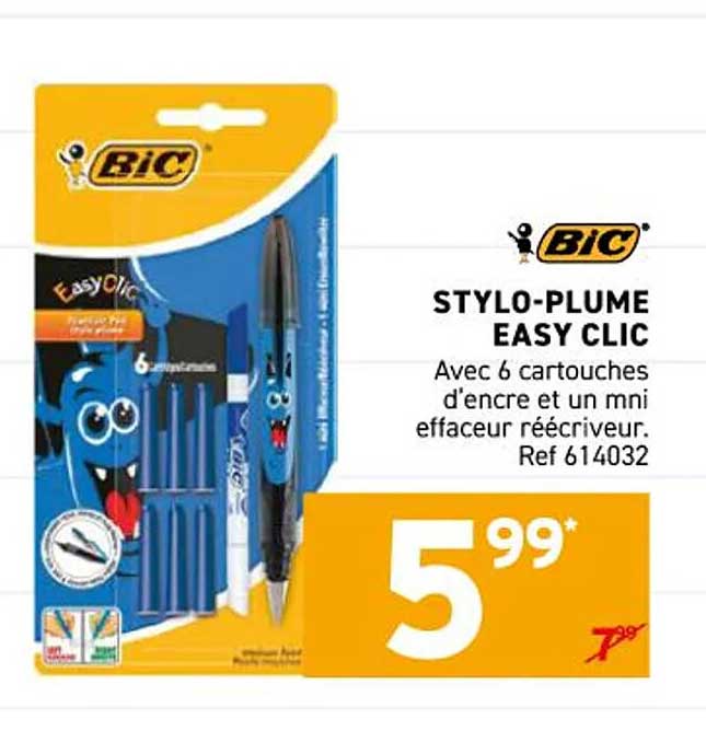 STYLO-PLUME EASY CLIC