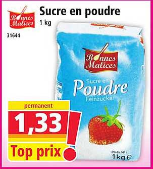 Sucre en poudre
