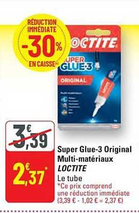 Super Glue-3 Original Multi-matériaux LOCTITE
