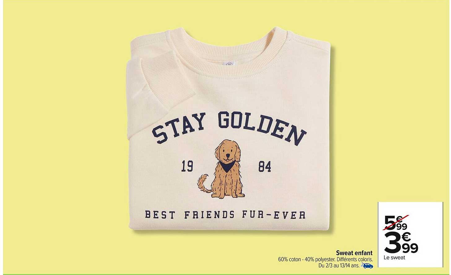 Sweat enfant