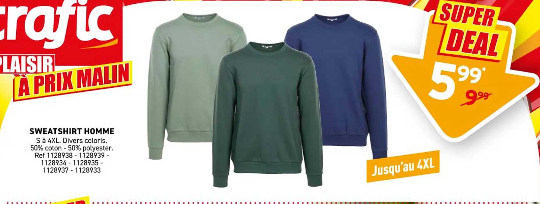 SWÉATSHIRT HOMME