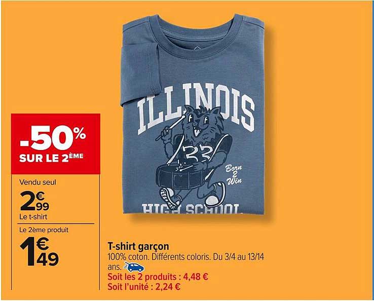 T-shirt garçon