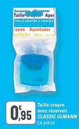 Taille crayon avec réservoir CLASSIC ULMANN La pièce