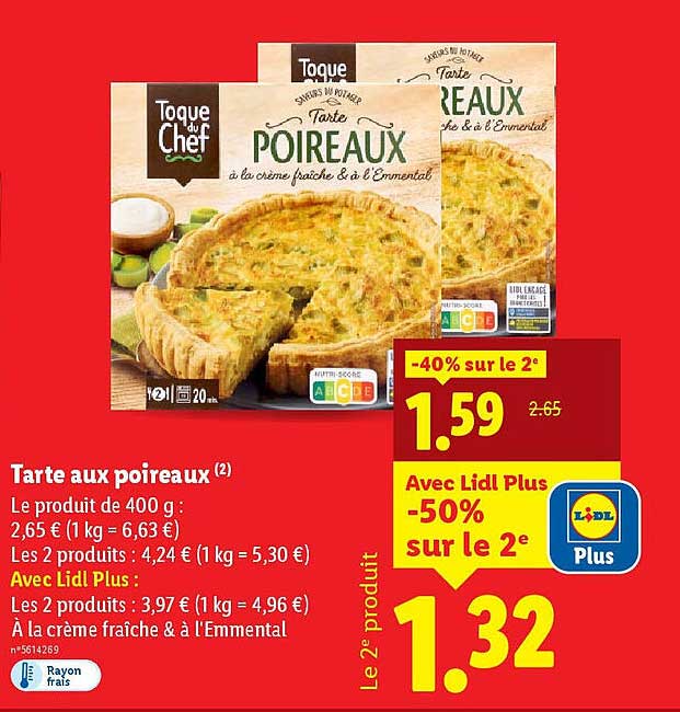 Tarte aux poireaux