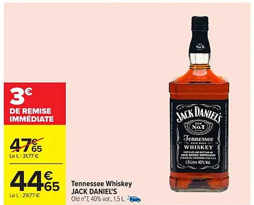 Tennessee Whiskey JACK DANIEL'S