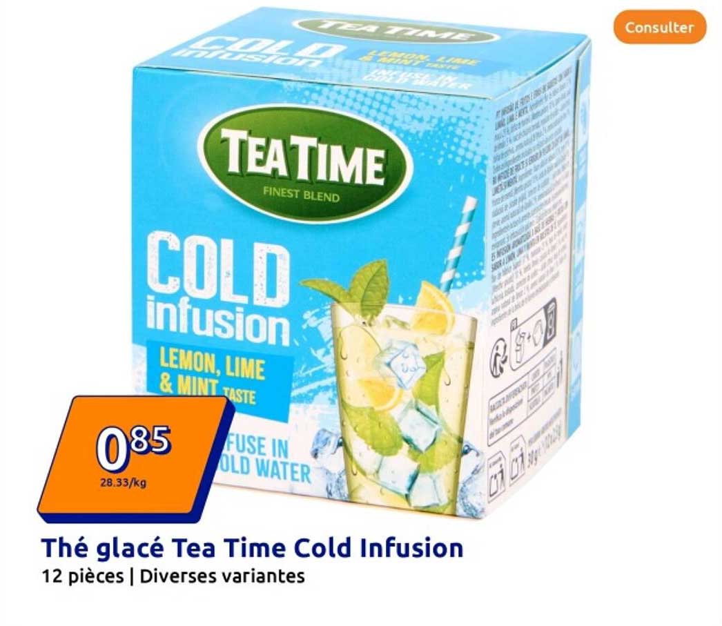 Thé glacé Tea Time Cold Infusion
