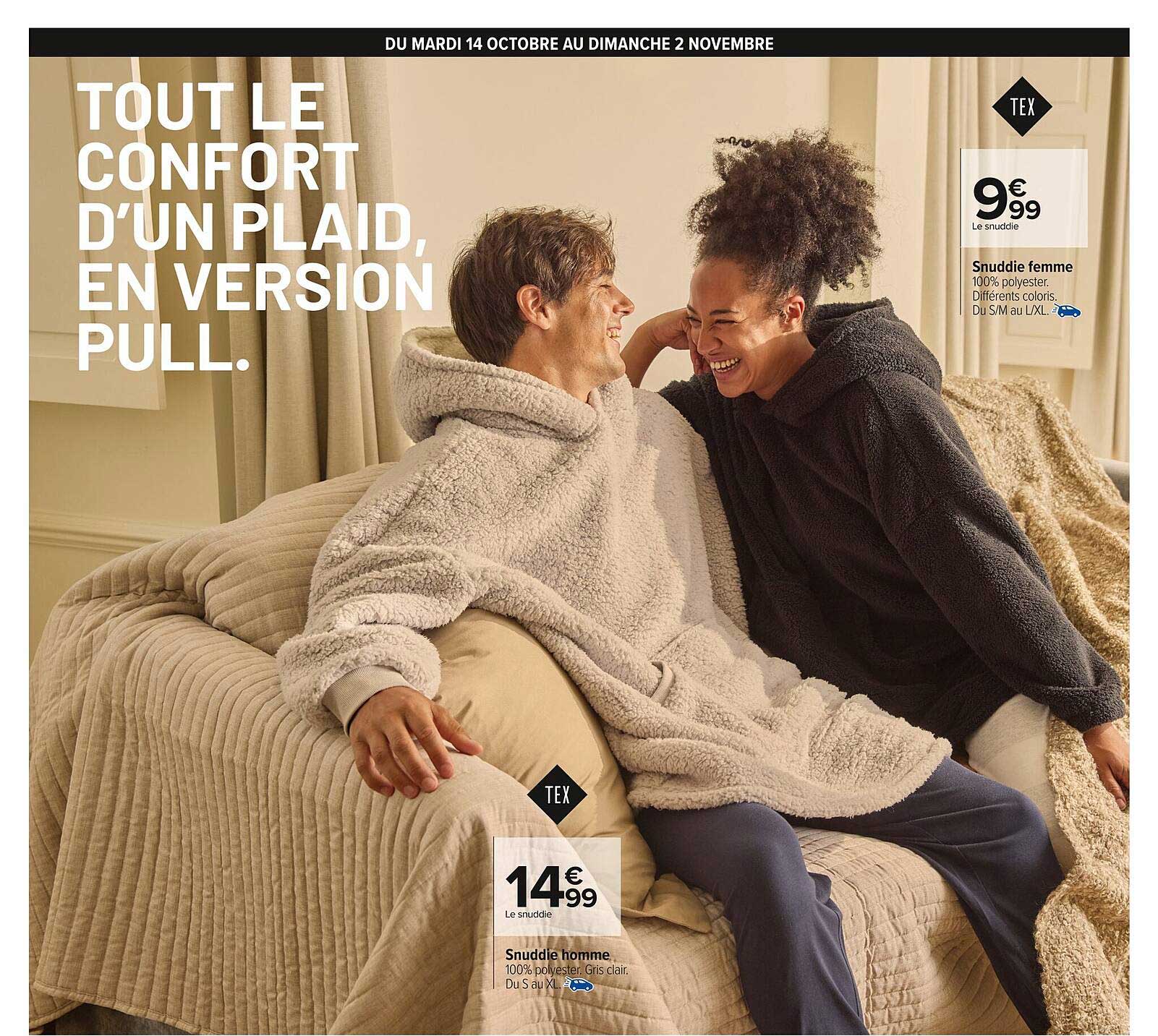 Tout le confort d'un plaid, en version pull.
