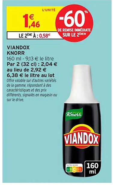 VIANDOX KNORR 160 ml