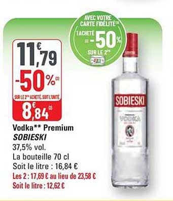 Vodka** Premium SOBIESKI