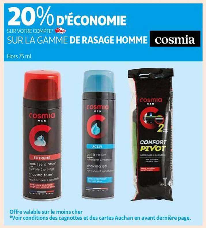 GAMME DE RASAGE HOMME cosmia