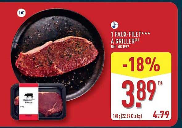 1 FAUX-FILET*** À GRILLER(A)