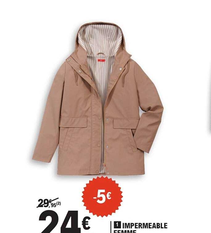 1 IMPERMEABLE FEMME