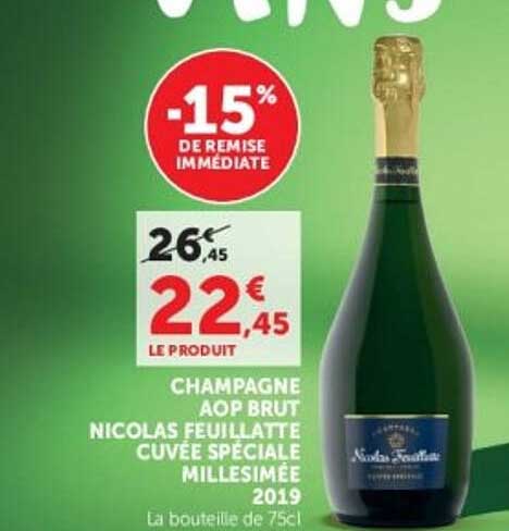 -15% DE REMISE IMMÉDIATE