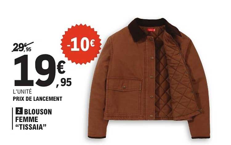 2 BLOUSON FEMME “TISSAIA”