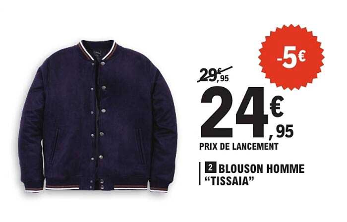 2 BLOUSON HOMME “TISSAIA”