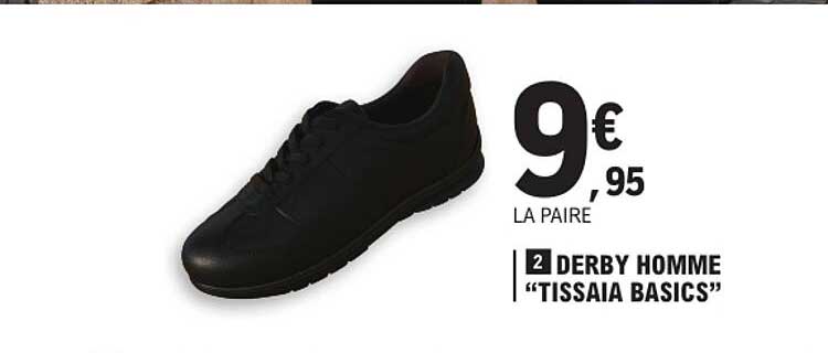 2 DERBY HOMME “TISSAIA BASICS”