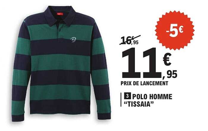 3 POLO HOMME “TISSAIA”