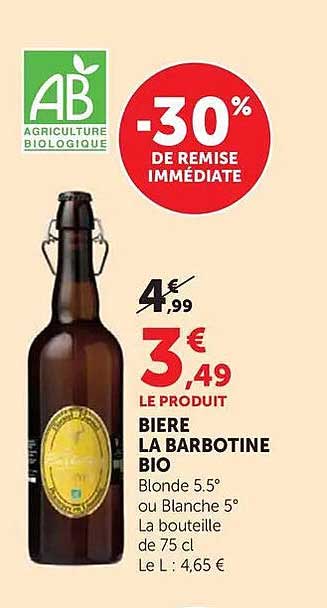 -30% DE REMISE IMMÉDIATE
