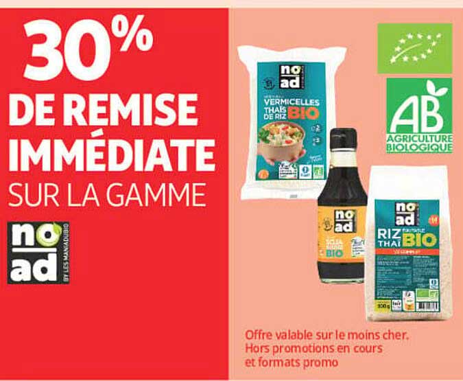 30% DE REMISE IMMÉDIATE SUR LA GAMME