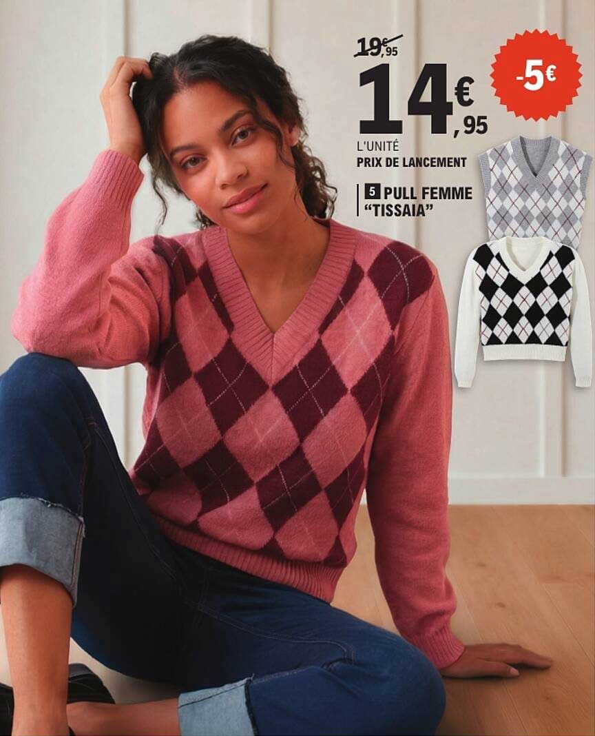 5 PULL FEMME “TISSAIA”