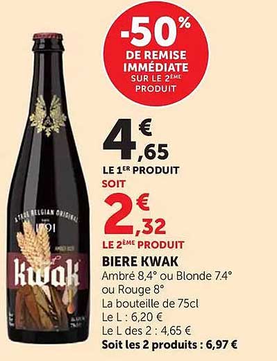 -50% DE REMISE IMMÉDIATE SUR LE 2ÈME PRODUIT