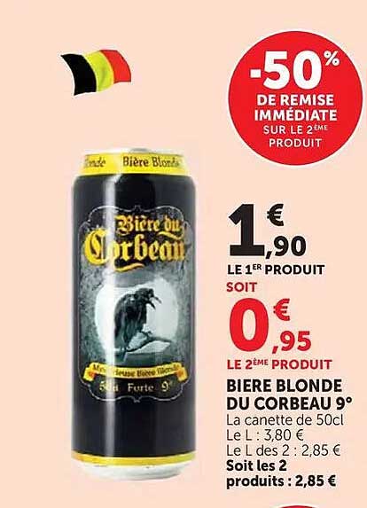 -50% DE REMISE IMMÉDIATE SUR LE 2ÈME PRODUIT
