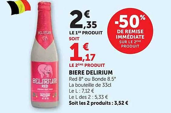 -50% DE REMISE IMMÉDIATE SUR LE 2EME PRODUIT
