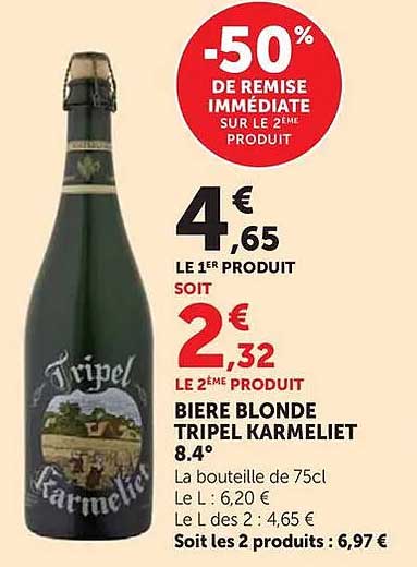 -50% DE REMISE IMMEDIATE SUR LE 2ÈME PRODUIT