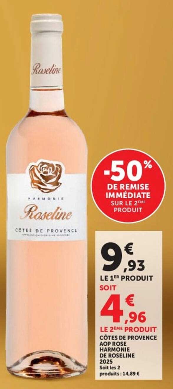 -50% DE REMISE IMMÉDIATE SUR LE 2ÈME PRODUIT