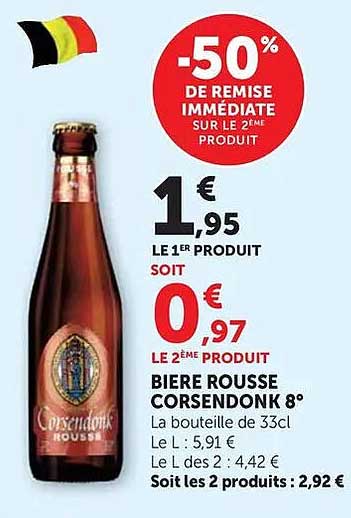 -50% DE REMISE IMMÉDIATE SUR LE 2ÈME PRODUIT